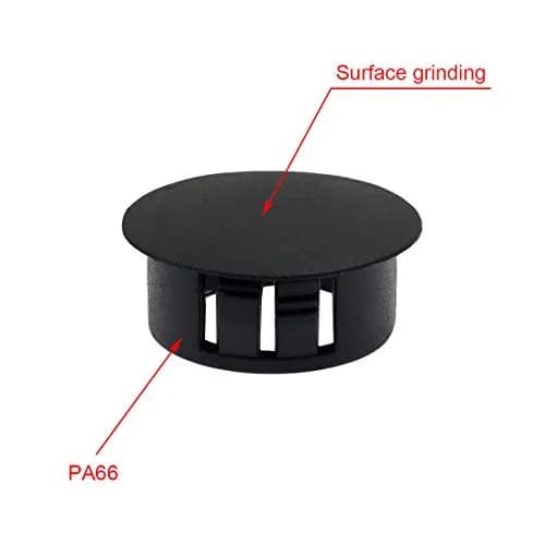 suiwotin 60PCS 8mm/5/16 Black Hole Plugs Plastic | Waterproof & Dustproof Sealing Solution thumbnail 5