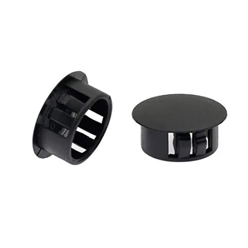 suiwotin 60PCS 19mm (3/4") Black Hole Plugs Plastic | Waterproof, Shock Absorption, Durable thumbnail 5