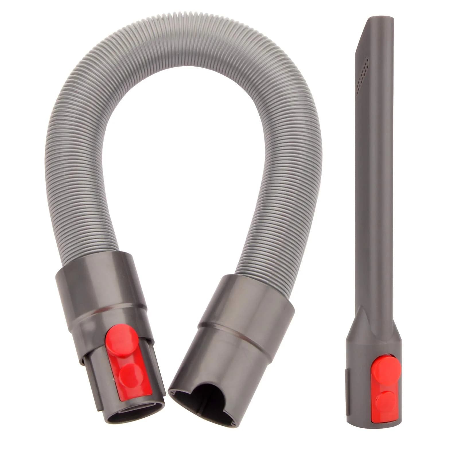 Fullclean Extension Hose and Crevice Tool for Dyson V15 V12 V11 V10 V8 V7 | 162 cm (63 inches) Flexible Hose & Corner Cleaner