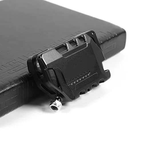 RT-TCZ Black Aluminum Alloy Key Fob Case Cover for Jeep Wrangler JL JLU Gladiator | Heavy Duty Protection thumbnail 7