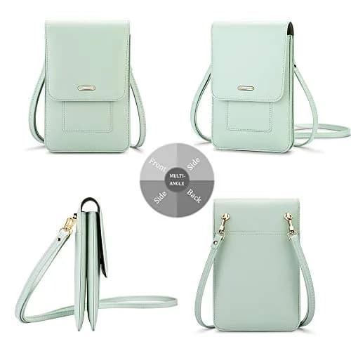 Peacocktion Small Crossbody Bag for Women | RFID Travel Cell Phone Wallet with Card Slots thumbnail 3