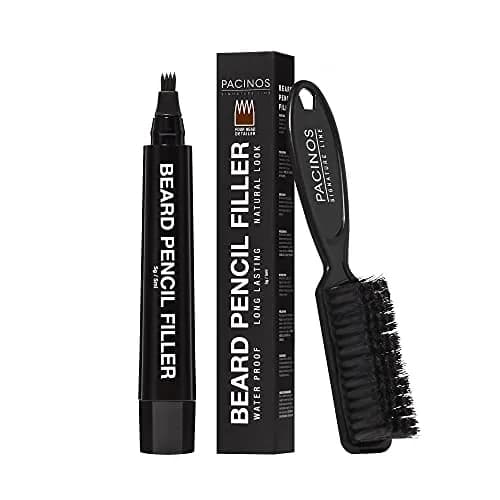 Pacinos Beard Pencil Filler Dark Brown | Waterproof, Long-Lasting, Natural Finish thumbnail 1