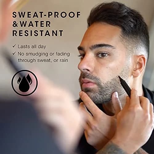 Pacinos Beard Pencil Filler Light Brown | Waterproof, Natural Finish, Moustache (10g / 0.35oz) thumbnail 4