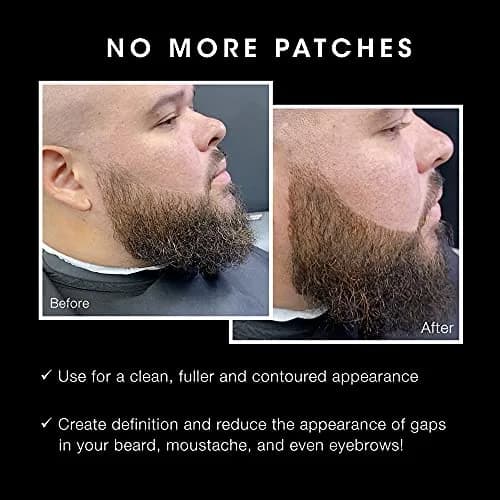 Pacinos Beard Pencil Filler Light Brown | Waterproof, Natural Finish, Moustache (10g / 0.35oz) thumbnail 2