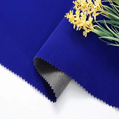 CHENGZHG Blue Velvet Flocking Liner 45cm x 200cm (17.7" x 78") | Self-Adhesive Peel and Stick for Drawers, Crafts, and DIY Projects thumbnail 4