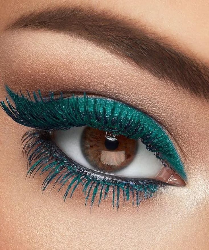 Maydear Dark Green Waterproof Mascara for Women's Eye Makeup | Volumizing & Lengthening thumbnail 4