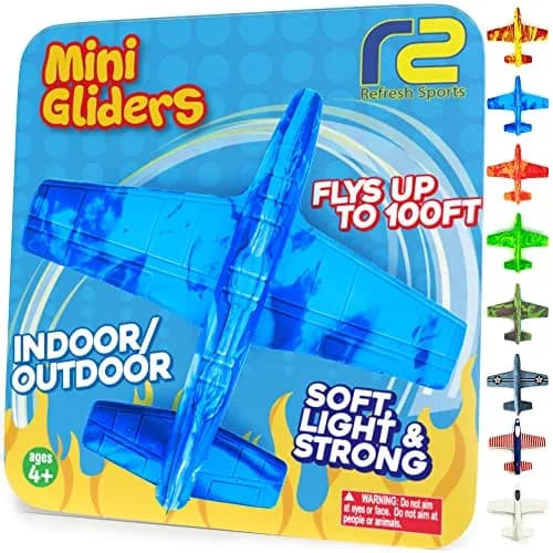 Refresh Sports EVA Foam Airplane Toy | 10.5cm (4.1in) Glider for Kids Ages 3+ thumbnail 1