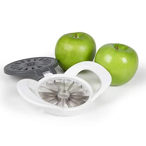 Progressive 16-Slice Thin Apple Slicer & Corer | Dishwasher Safe, White thumbnail 4