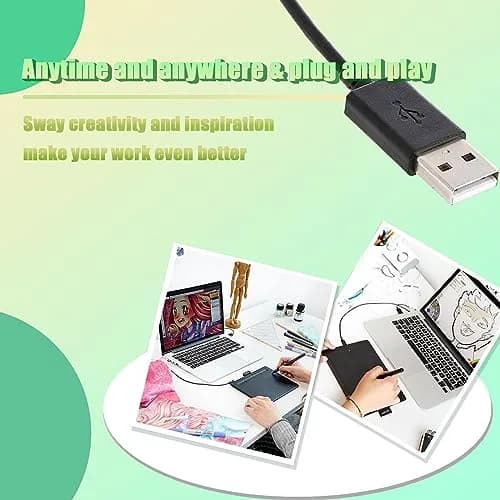 Adhiper Micro USB Charging Cable Replacement Data Sync Power Cord for Wacom Intuos Tablet, 4.9ft | Compatible with Wacom-Intuos & Bamboo thumbnail 5