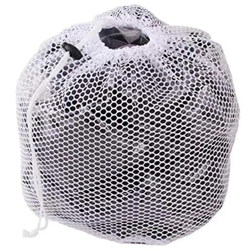 The Flash Store Premium Fine Mesh Laundry Bag 20 x 28 inches | Sturdy White Mesh with Drawstring thumbnail 1