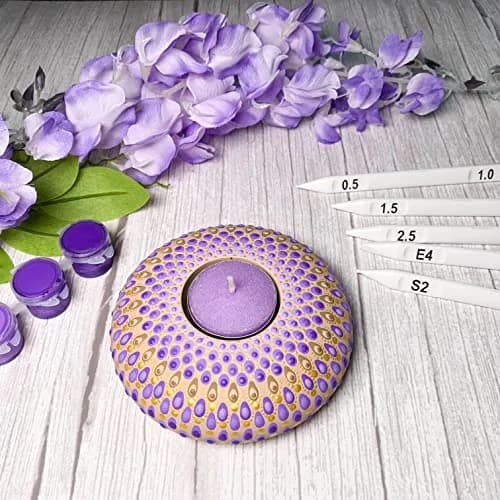 Happy Dotting Company Tea Light Candle Holder Silicone Mold - Round Shape - DIY & Creative Projects thumbnail 6