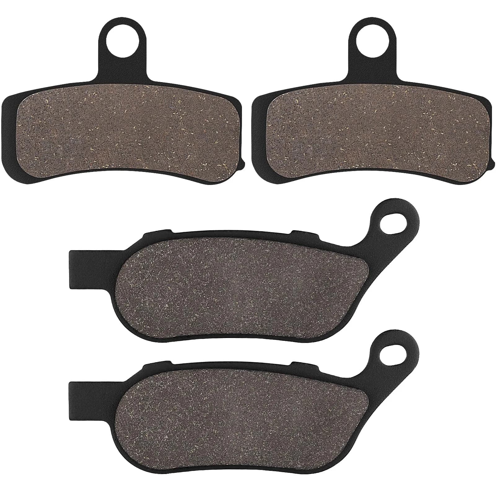 Yerbay Motorcycle Brake Pads for Harley Davidson FXDWG | Front & Rear, Semi-metallic, 90.6mm x 62.1mm - main product image