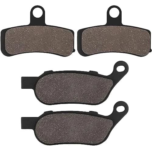 Yerbay Motorcycle Brake Pads for Harley Davidson FXDWG | Front & Rear, Semi-metallic, 90.6mm x 62.1mm thumbnail 1