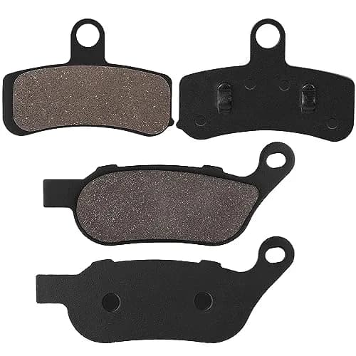 Yerbay Motorcycle Brake Pads for Harley Davidson FXDWG | Front & Rear, Semi-metallic, 90.6mm x 62.1mm thumbnail 2