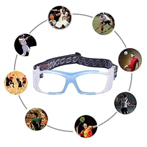 SooGree Racquetball Goggles for Men Women | Impact-Resistant Polycarbonate Lens & Adjustable Strap thumbnail 6