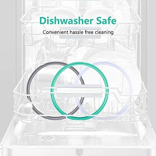 ZoneFly 6 Quart Silicone Sealing Ring - 3 Pack (Colorful) | Fits Instant Pot Duo, Lux, Ultra, Pro, Crisp XL 6Qt thumbnail 7
