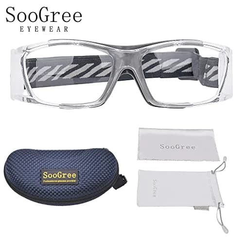 SooGree Basketball Dribbling Glasses Impact-Resistant Goggles for Men Adults | Clear Vision & Eye Safety thumbnail 8