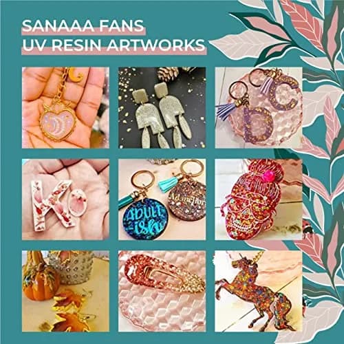 SANAAA Clear Hard Type UV Resin 100g (3.4 fl oz) | Non-Yellowing, Fast-Curing for DIY Jewelry & Crafts thumbnail 4