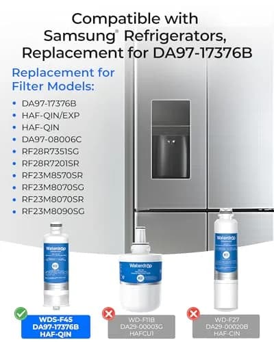 Waterdrop WDS-F45 Refrigerator Water Filter Replacement | NSF 53 & 42 Certified, 316 Gallons thumbnail 2