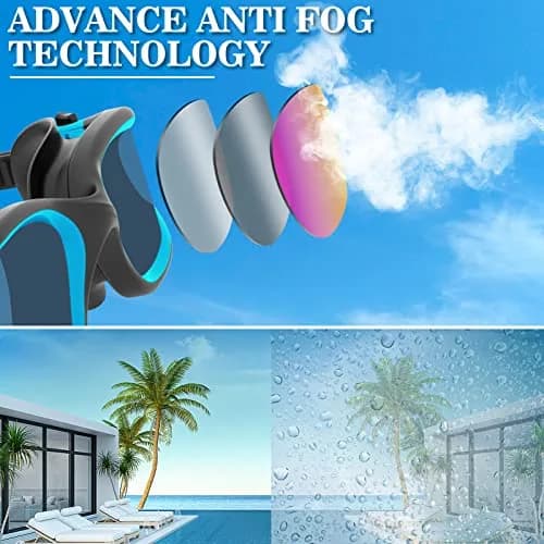 WIN.MAX Polarized Swimming Goggles with Anti-Fog & UV Protection, Unisex Adult Size | 125g (4.4 oz) thumbnail 6