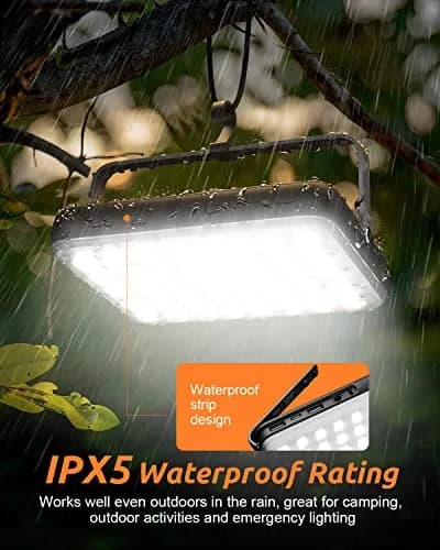 Eventek Rechargeable LED Work Light & Camping Lantern 20000mAh (662g) | 144H Runtime, Power Bank, IPX5 Waterproof thumbnail 7