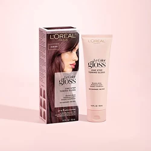 L'Oreal Paris Le Color Gloss Auburn 4 Fl Oz | Neutralizes Brassiness & Adds Shine thumbnail 2