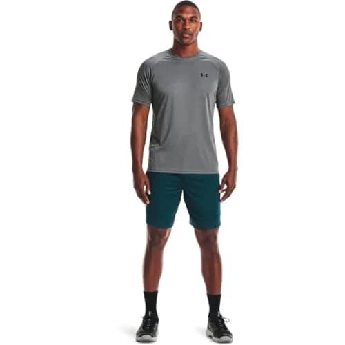 Under Armour Men's Velocity 2.0 Short Sleeve T-Shirt Regular Fit Medium | Moisture Wicking Polyester thumbnail 2