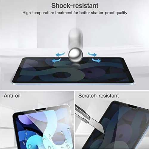 ProCase Privacy Screen Protector for iPad Air 5th 2022 / Air 4th 2020 / iPad Pro 11 4th 2022 / 3rd 2021 / 2nd 2020 / 1st 2018 | Anti-Spy Tempered Glass thumbnail 5
