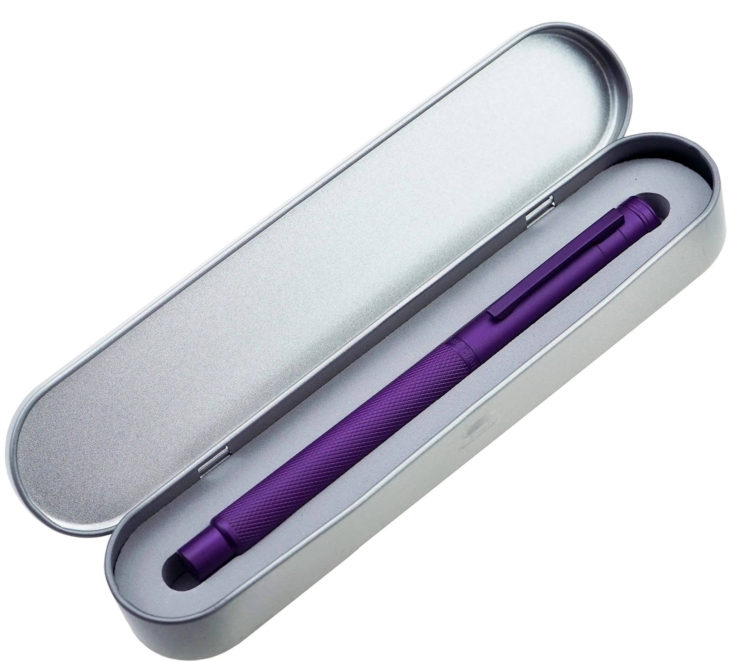 Asvine Hongdian 1851 Purple Bent Nib Fountain Pen - Smooth Ink Flow for Calligraphy & Daily Writing