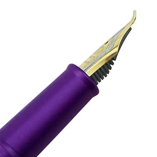 Asvine Hongdian 1851 Purple Bent Nib Fountain Pen - Smooth Ink Flow for Calligraphy & Daily Writing thumbnail 4