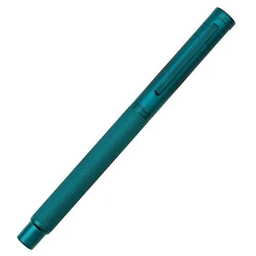 Asvine Dark Green Fude Pen, Bent Nib Fountain Pen Calligraphy (Fine to Broad) with Converter and Metal Pen Case Set | Smooth Ink Flow Writing Instrument thumbnail 2