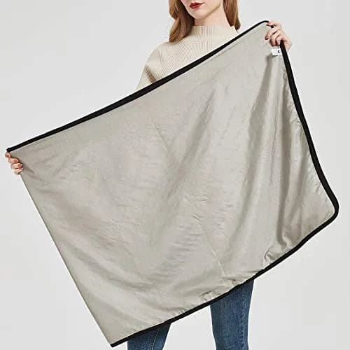 Radia Smart EMF Protection Poncho, Wrap, Wearable Blanket | RF Radiation Shielding & WiFi Blocker, 28" x 72" thumbnail 9