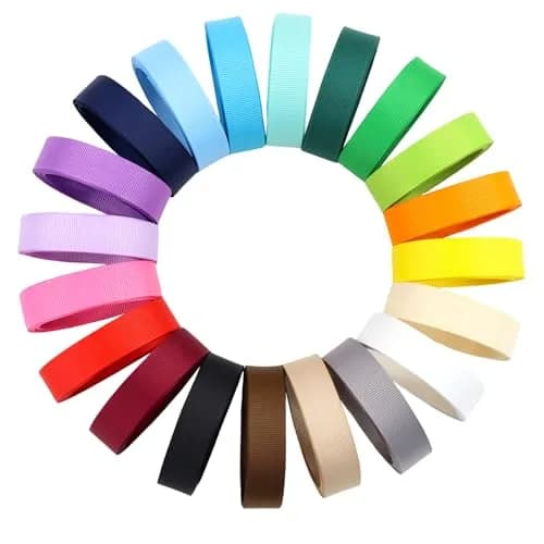 BAORJCT Grosgrain Ribbons Fabric Ribbons 16mm (5/8 Inch) 40 Yards Total | 20 Colors for Crafts & Gifts thumbnail 2