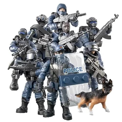 YEIBOBO ! Special Forces Mini Military Action Figure with Weapons & Accessories | 1:36 Scale, Movable Arms & Legs thumbnail 1