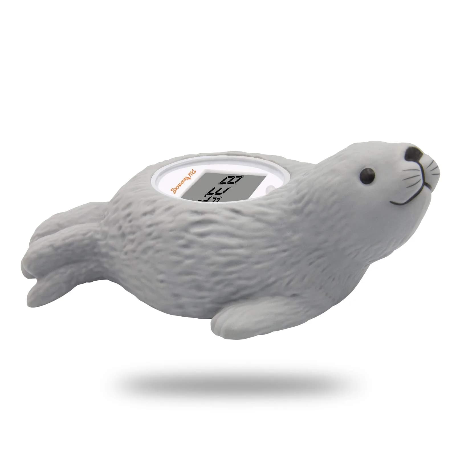 Doli Yearning Baby Bath Thermometer 4.4 inches | Accurate & Waterproof for Kids — Grey