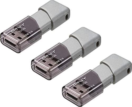PNY 32GB Turbo Attache 3 USB 3.0 Flash Drive | Fast Data Transfer & Portable Storage thumbnail 2