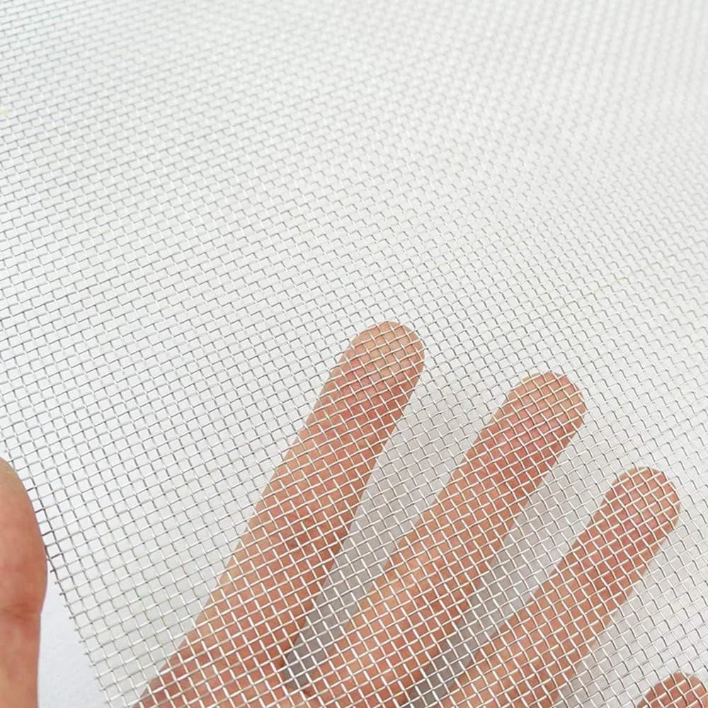 Zomine 10 Mesh 304 Stainless Steel Woven Wire - 12" X 36" | Corrosion-Resistant Mesh for Industrial Use - main product image