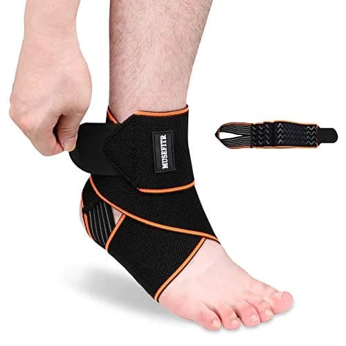 MUSEFITR Ankle Brace Wrap for Women & Men | Adjustable Support for Sprains & Pain Relief thumbnail 1