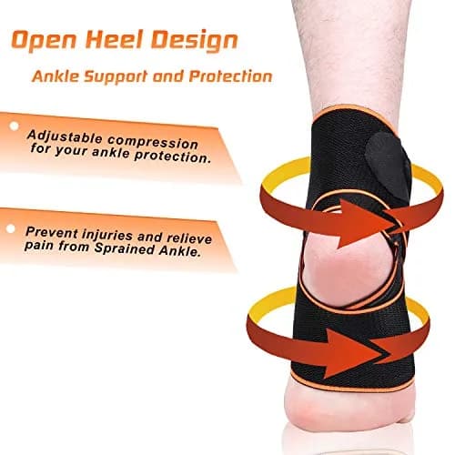 MUSEFITR Ankle Brace Wrap for Women & Men | Adjustable Support for Sprains & Pain Relief thumbnail 3