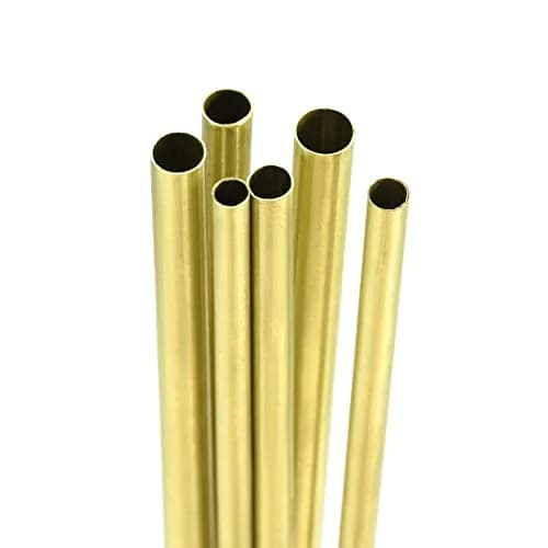 uxcell Brass Tube 4mm-6.5mm OD x 300mm Length Seamless Round Pipe Tubing (Pack of 6) | Precision Industrial Metal Tubing thumbnail 4