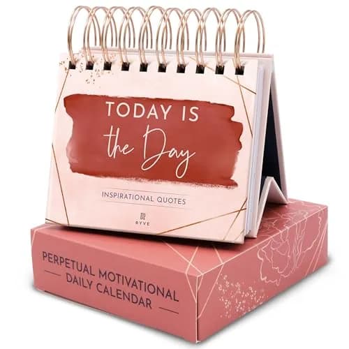 RYVE Positive Affirmations Calendar, Quotes & Reflections, Daily Desk Calendar | Motivational Desk Decor thumbnail 1