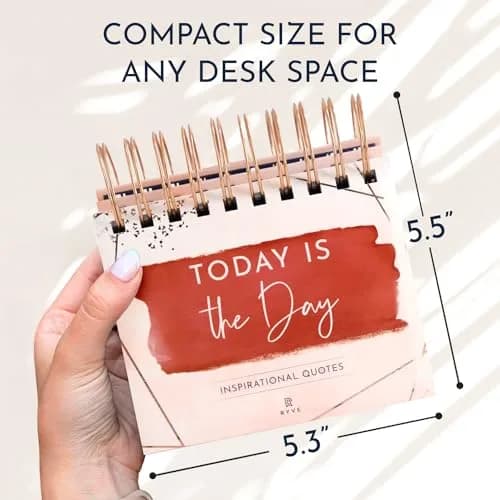 RYVE Positive Affirmations Calendar, Quotes & Reflections, Daily Desk Calendar | Motivational Desk Decor thumbnail 6