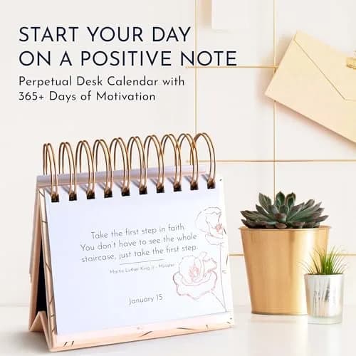 RYVE Positive Affirmations Calendar, Quotes & Reflections, Daily Desk Calendar | Motivational Desk Decor thumbnail 3