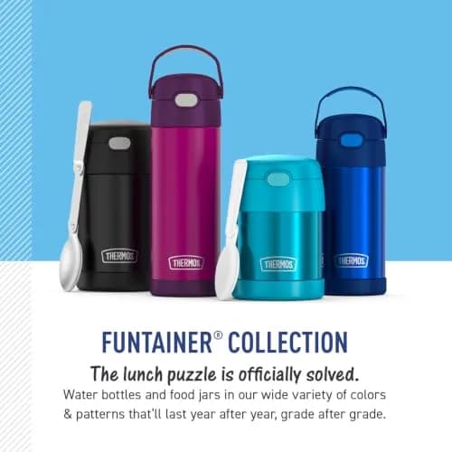 THERMOS FUNTAINER Water Bottle with Straw, 12oz (355ml) Mandalorian | Keeps Drinks Cold Up to 12 Hours thumbnail 8