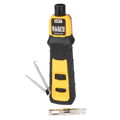 Klein Tools VDV427-300 Impact Punchdown Tool with 66/110 Blade | Precise CAT Cable Connections thumbnail 1