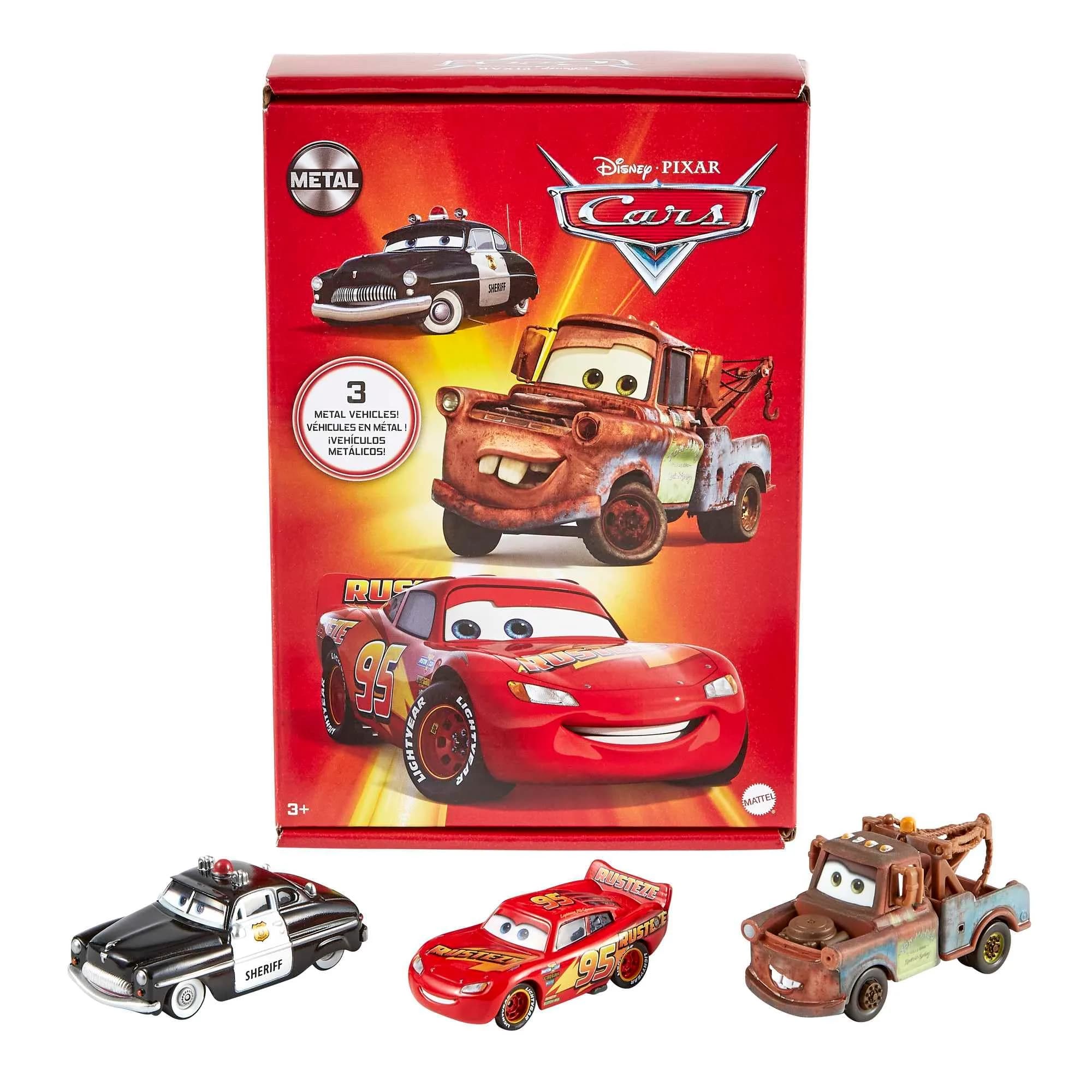 Mattel Disney Pixar Cars Mini Racers 10-Pack Die-Cast Vehicles | 1:55 Scale — Cars / Gift Set