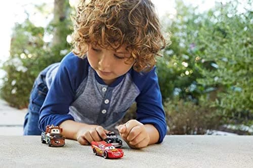 Mattel Disney Pixar Cars Radiator Springs 3-Pack Die-cast Toy Cars & Trucks with Lightning McQueen, Mater & Sheriff | Authentic USA Import thumbnail 9