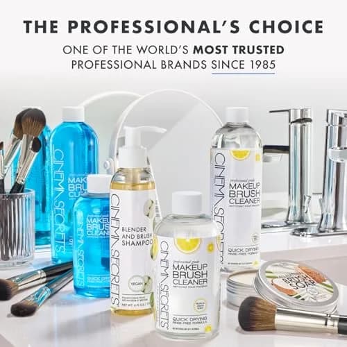 Cinema Secrets Original Makeup Brush Cleaner Spray 177ml (6 fl oz) | Professional Rinse-Free Formula thumbnail 8