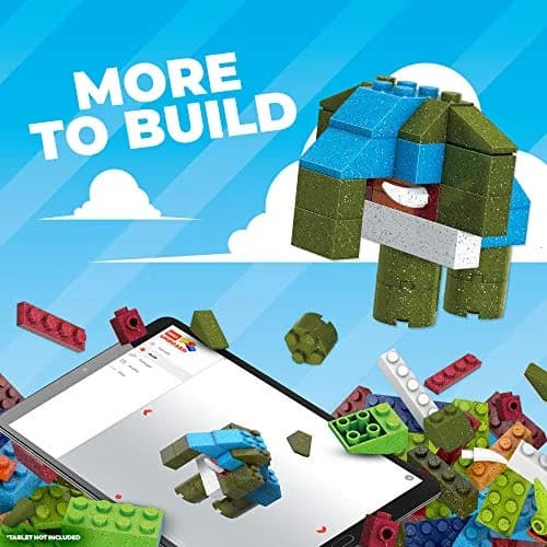 Mega Construx Kids Blocks Toy Set 140 pcs Speckled Colors | Creative Building Fun for Ages 4+ thumbnail 5