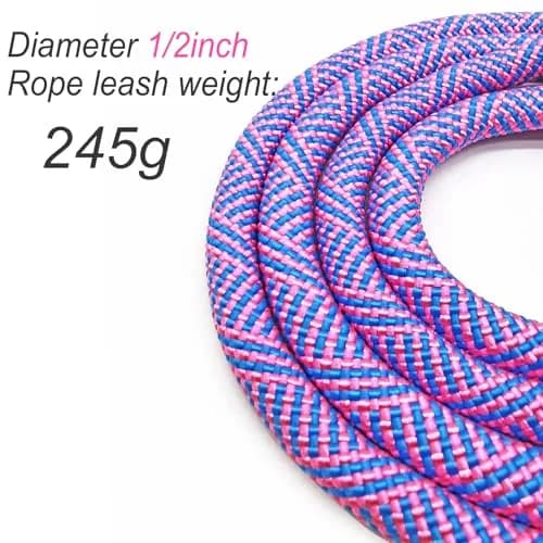 Mycicy Pinkblue Double Dog Leash Coupler 1.27cm (1/2") D x 83.82cm (33") L | Tangle-Free Dual Lead for Large Dogs thumbnail 6